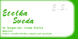 etelka sveda business card